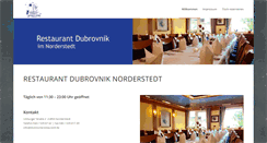 Desktop Screenshot of dubrovnikrestaurant.de